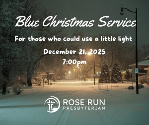 blue christmas service for those needing a little light during the holidays